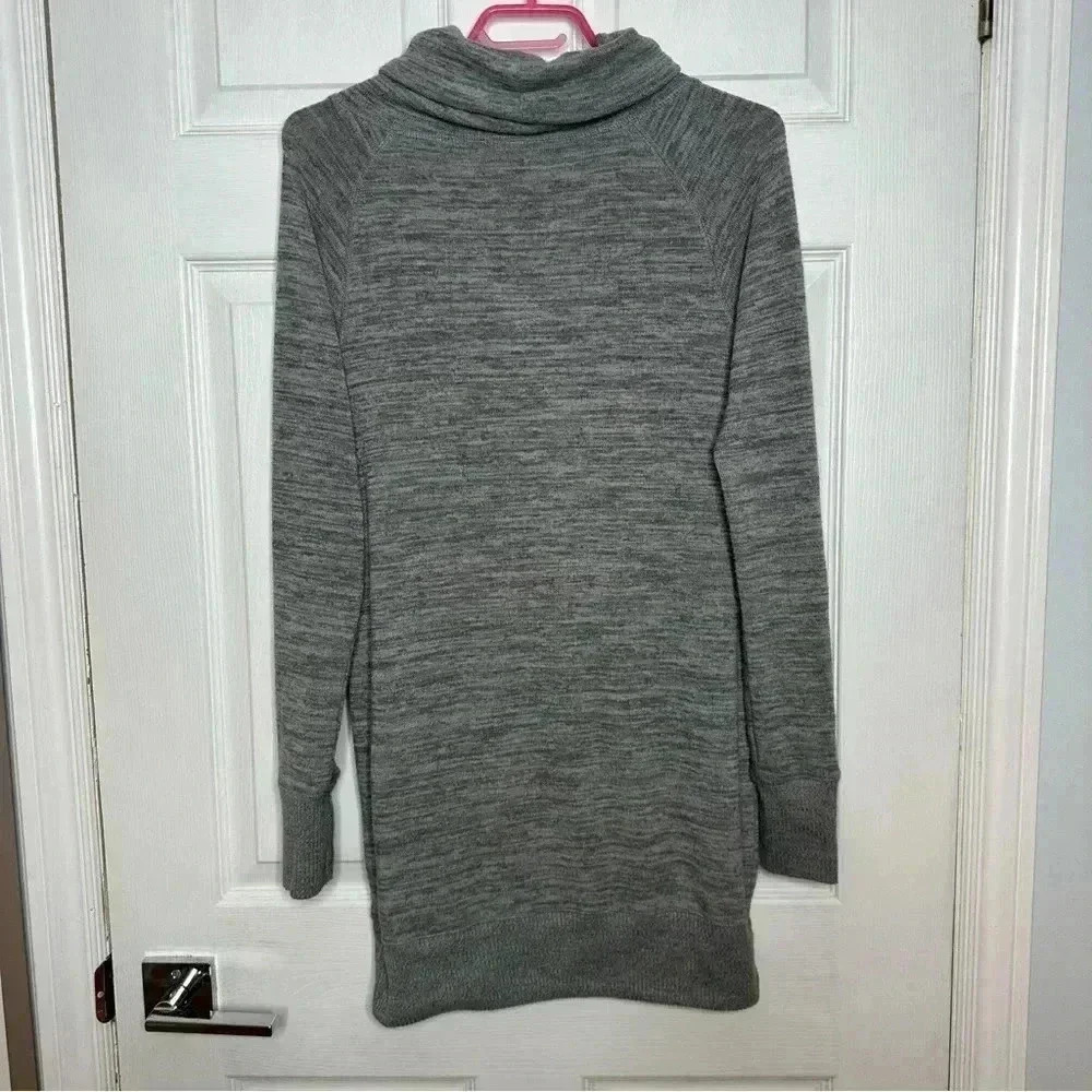 Joe Fresh Sweater Cowl Neck Long Grey Size Extra Small - Picture 12 of 16